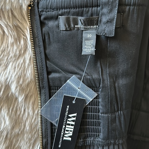 WHBM Pleated Poplin Bustier - Picture 10 of 11